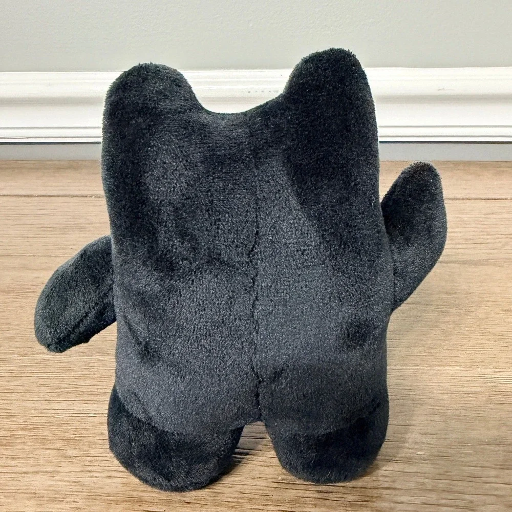 Kawaii Gothic Black Plush‎ Stuffed Animal Toy with Brain Design